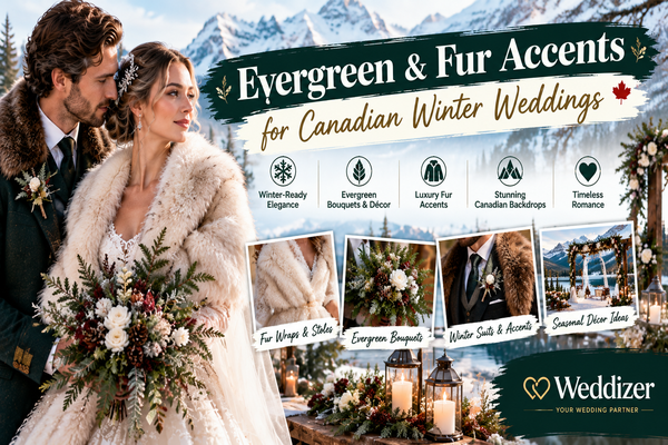 Evergreen & Fur Accents for Canadian Winter Weddings: Elegant Ideas for a Cozy Celebration