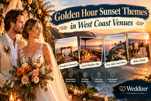 Golden Hour Sunset Themes in West Coast Venues: Create a Dreamy Wedding Experience