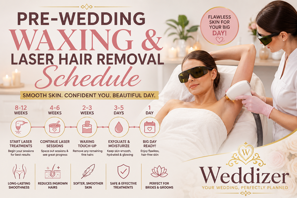 Pre-Wedding Waxing & Laser Hair Removal Schedule: A Complete Bridal Beauty Timeline