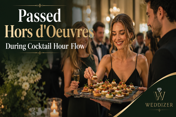 Passed Hors d'Oeuvres During Cocktail Hour Flow: The Ultimate Wedding Guide for Seamless Guest Experience in 2026