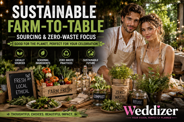 Sustainable Farm-to-Table Sourcing & Zero-Waste Focus: A Greener Future for Modern Weddings