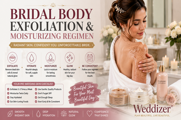 Bridal Body Exfoliation & Moisturizing Regimen: The Complete Pre-Wedding Guide for Smooth, Radiant Skin