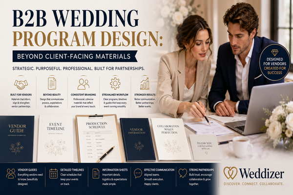 B2B Wedding Program Design: Beyond Client-Facing Materials