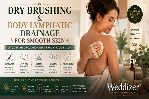 Dry Brushing & Body Lymphatic Drainage for Smooth Skin: A Complete Bridal Guide