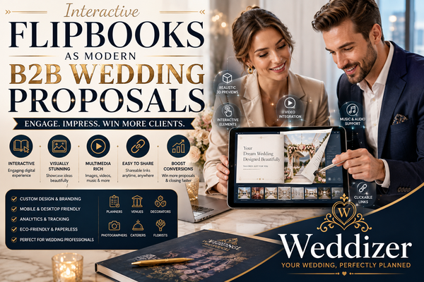 Interactive Flipbooks as Modern B2B Wedding Proposals: The Future of Winning Wedding Clients