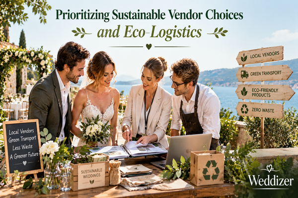 Prioritizing Sustainable Vendor Choices and Eco-Logistics for a Greener Wedding