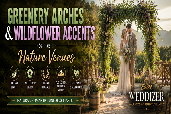 Greenery Arches & Wildflower Accents for Nature Venues: A Beautiful Guide to Organic Wedding Décor
