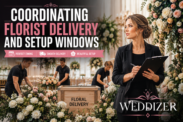 Coordinating Florist Delivery and Setup Windows: A Complete Wedding Planning Guide