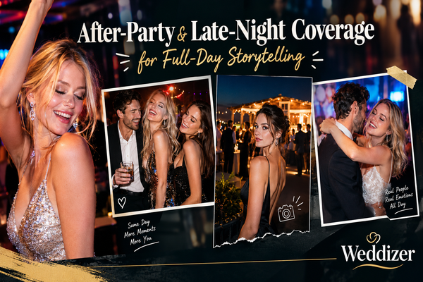 After-Party & Late-Night Coverage for Full-Day Wedding Storytelling