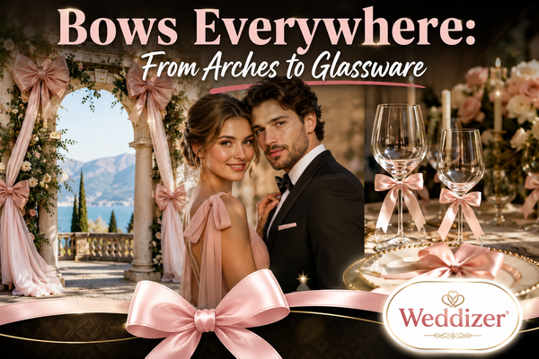 Bows Everywhere: From Arches to Glassware — The Romantic Wedding Trend Taking Over 2026