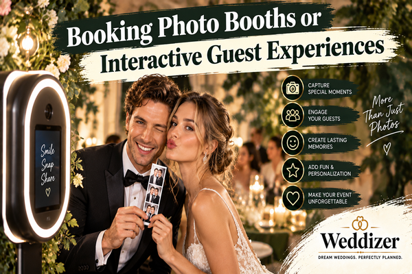 Booking Photo Booths or Interactive Guest Experiences: Fun Wedding Ideas Guests Will Love