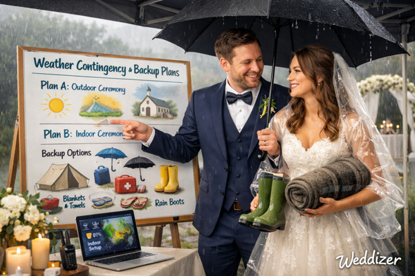 Handling Weather Contingencies and Backup Plans for a Stress-Free Wedding Day