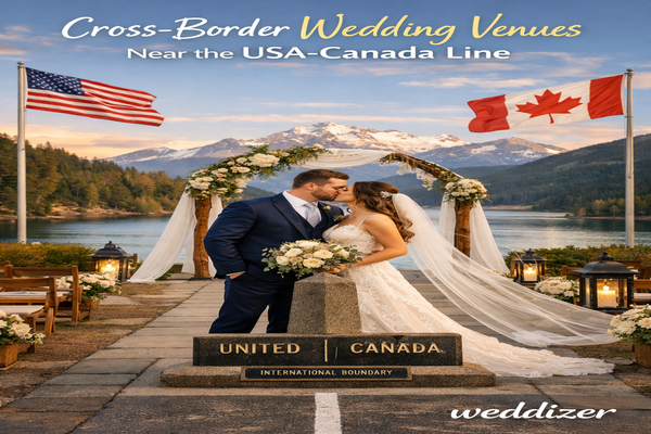 Cross-Border Wedding Venues Near the USA-Canada Line: Unique Locations for International Love Stories