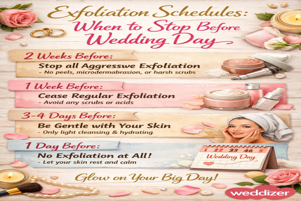 Exfoliation Schedules: When to Stop Before Wedding Day for Flawless Bridal Skin