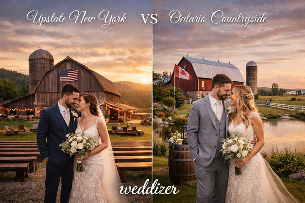 Rustic Barn Venues in Upstate New York vs. Ontario Countryside: A Detailed Wedding Destination Comparison