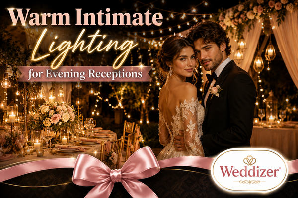 Warm Intimate Lighting for Evening Receptions: Create a Romantic Wedding Atmosphere