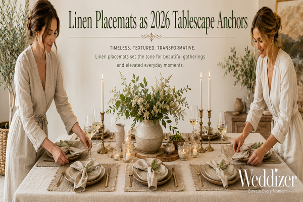Linen Placemats as 2026 Tablescape Anchors: Elevating Modern Wedding and Event Tablescapes
