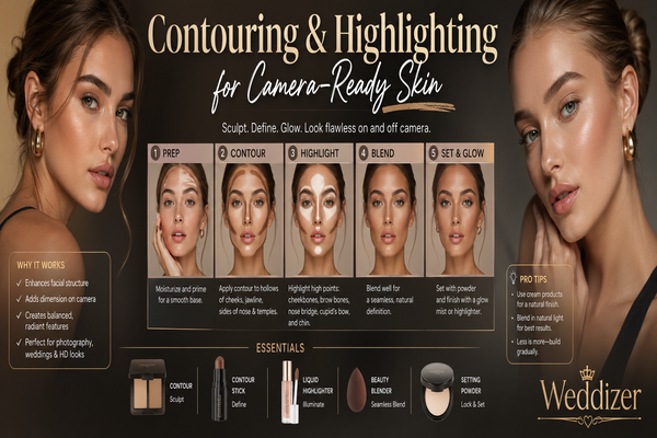 Contouring & Highlighting for Camera-Ready Skin: A Complete Bridal Beauty Guide