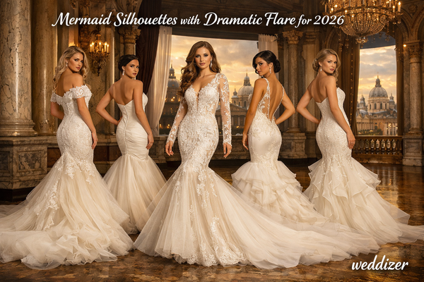Mermaid Silhouettes with Dramatic Flare for 2026: The Ultimate European Bridal Trend Guide