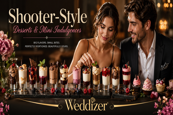 Shooter-Style Desserts & Mini Indulgences: The Sweet Trend Transforming Modern Weddings