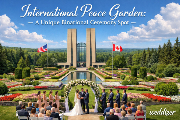 International Peace Garden: A Unique Binational Ceremony Spot for Dream Weddings
