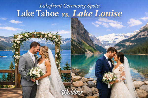Lakefront Ceremony Spots: Lake Tahoe vs. Lake Louise