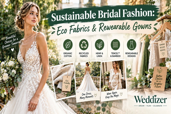 Sustainable Bridal Fashion: Eco Fabrics & Rewearable Gowns for a More Conscious Wedding