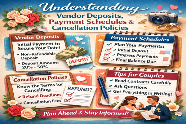 Understanding Vendor Deposits, Payment Schedules & Cancellation Policies