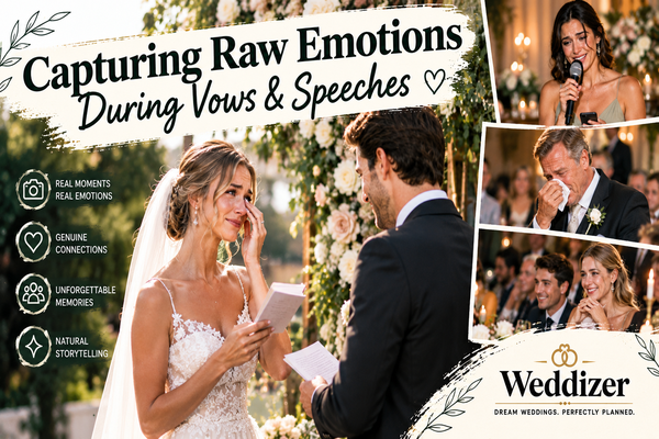 Capturing Raw Emotions During Vows & Speeches: A Guide to Authentic Wedding Photography