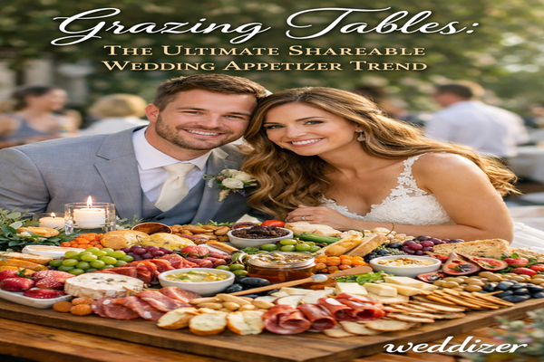 Grazing Tables: The Ultimate Shareable Wedding Appetizer Trend