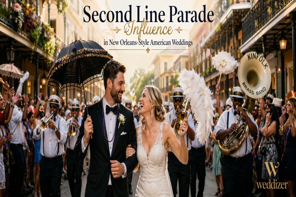 Second Line Parade Influence in New Orleans-Style American Weddings: A Joyful Cultural Trend