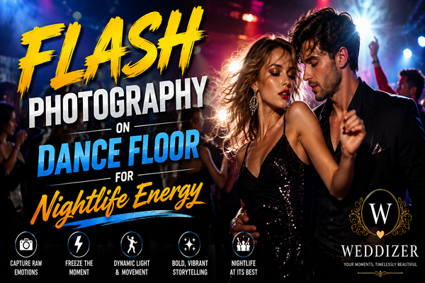 Flash Photography on the Dance Floor for Nightlife Energy: Capturing Dynamic Wedding Moments