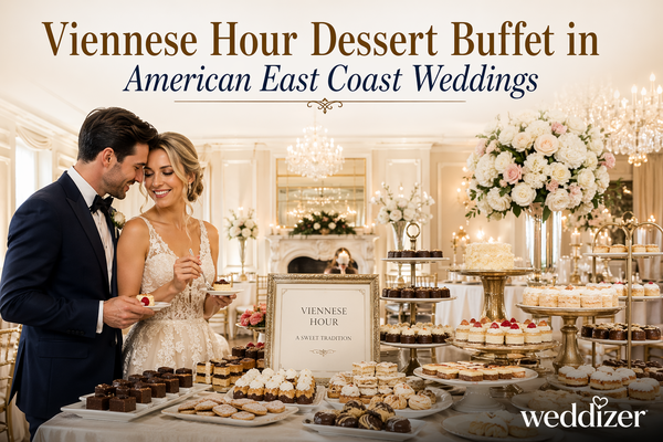 Viennese Hour Dessert Buffet in American East Coast Weddings: A Luxurious Sweet Tradition
