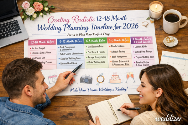 Creating Realistic 12-18 Month Wedding Planning Timeline for 2026: A Professional Guide for Modern Couples