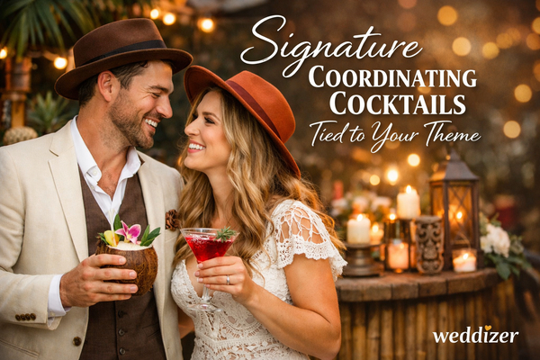 Signature Coordinating Cocktails Tied to Your Wedding Theme: Elevate Your Celebration with Personalized Drinks