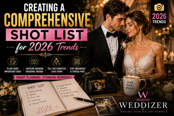Creating a Comprehensive Shot List for 2026 Trends: The Ultimate Wedding Photography Planning Guide