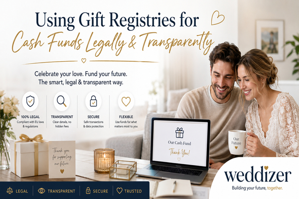 Using Gift Registries for Cash Funds Legally & Transparently: A Modern Wedding Guide