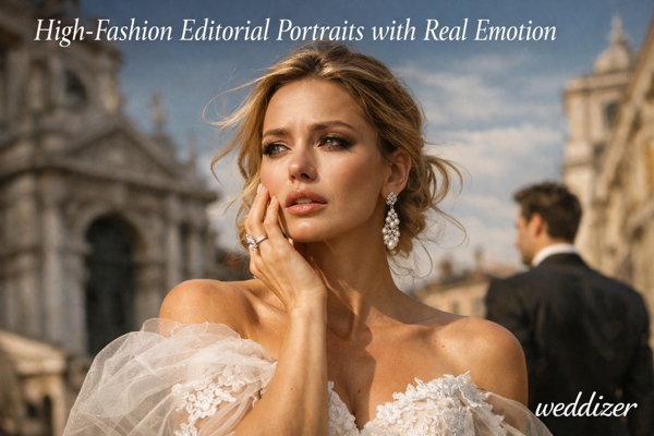 High-Fashion Editorial Wedding Photography with Real Emotion: The Ultimate Guide for Modern Brides & Photographers