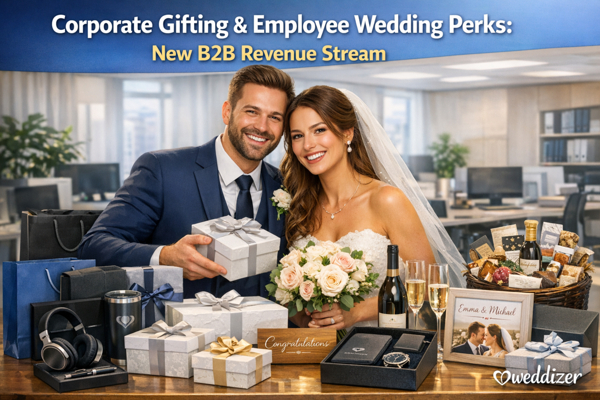 Corporate Gifting & Employee Wedding Perks: A Powerful New B2B Revenue Stream with Weddizer