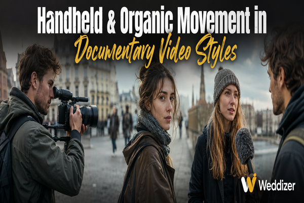 Handheld & Organic Movement in Documentary Video Styles: The Authentic Wedding Filmmaking Trend Transforming Modern Love Stories