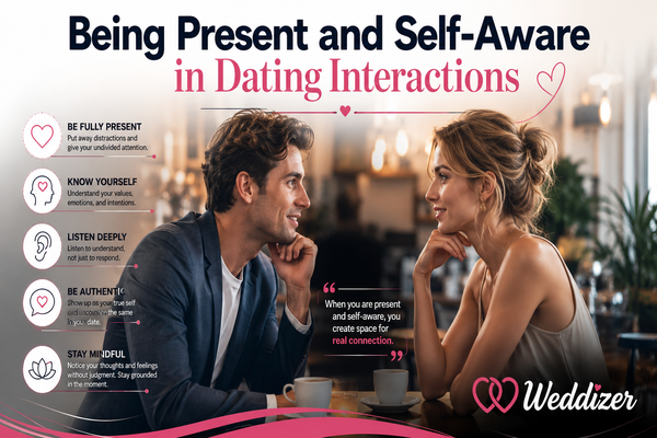 Being Present and Self-Aware in Dating Interactions: The Key to Authentic and Meaningful Relationships
