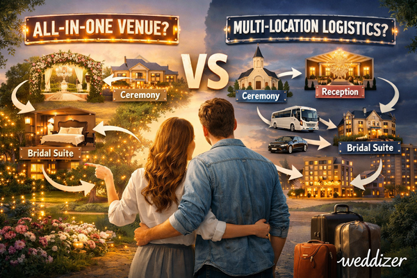 Choosing Between All-in-One Venues vs. Multi-Location Logistics: The Ultimate Wedding Planning Guide