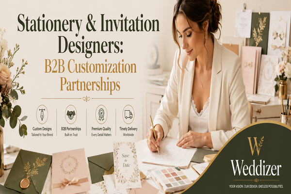 Stationery & Invitation Designers: B2B Customization Partnerships – The Ultimate Guide to Growing Wedding Business Through Strategic Collaborations