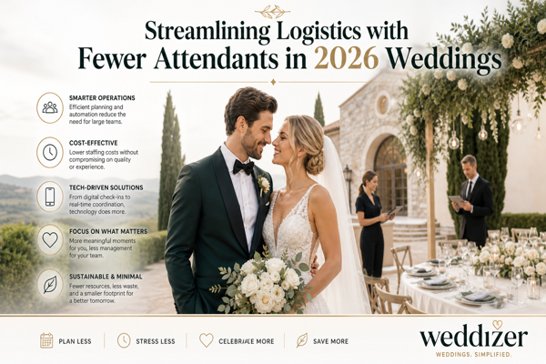Streamlining Logistics with Fewer Attendants in 2026 Weddings: The Ultimate Guide to Smart, Elegant Celebrations