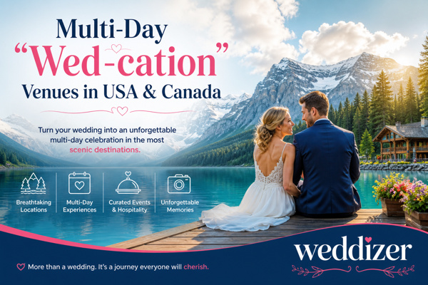 Multi-Day “Wed-cation” Venues in USA & Canada: The Ultimate Wedding Experience Trend
