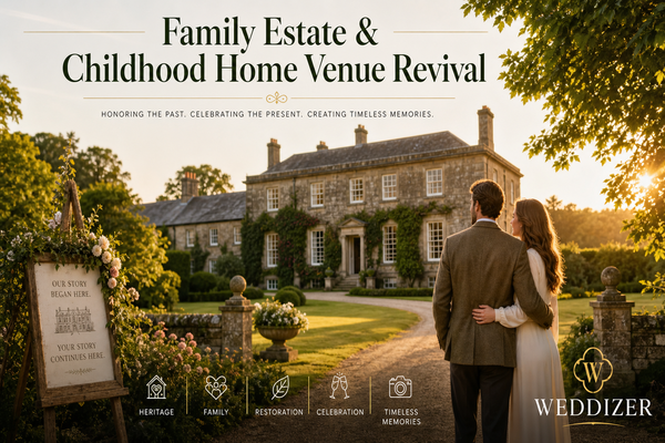 Family Estate & Childhood Home Venue Revival: The Heartfelt Wedding Trend Redefining Modern Celebrations