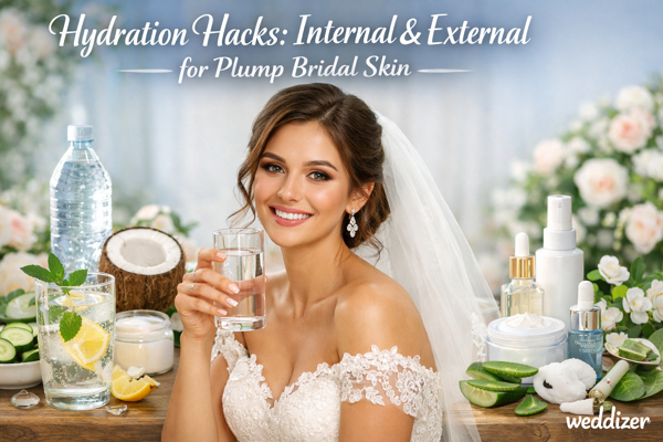 Hydration Hacks for Brides: Internal & External Secrets for Plump, Glowing Bridal Skin