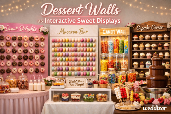 Dessert Walls as Interactive Sweet Displays: The Ultimate Wedding Trend Guide