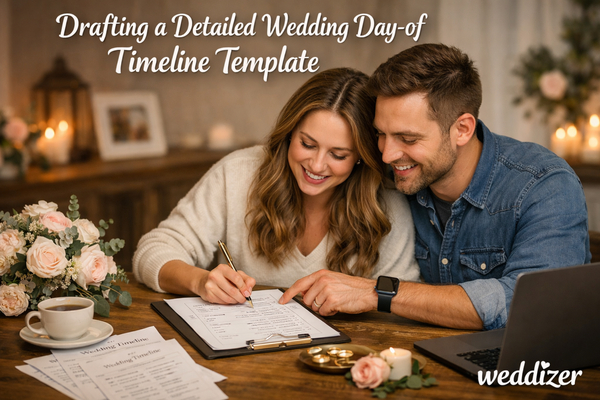 Drafting a Detailed Wedding Day-of Timeline Template