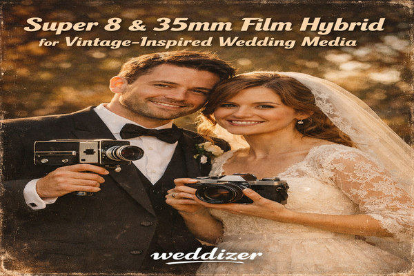 Super 8 & 35mm Film Hybrid for Vintage-Inspired Wedding Media